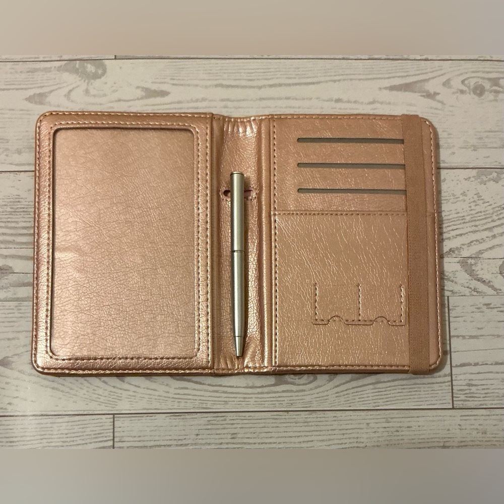 Rose Gold Passport Wallet - Picture 4 of 5